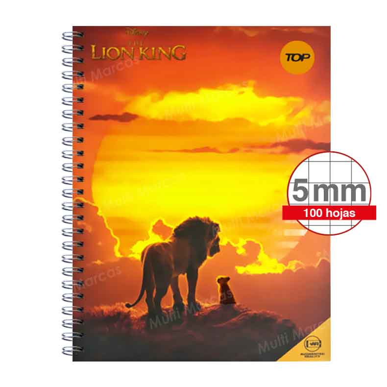 Cuaderno Anillado Carta TOP MIX2 100 Cuadricula Corriente
