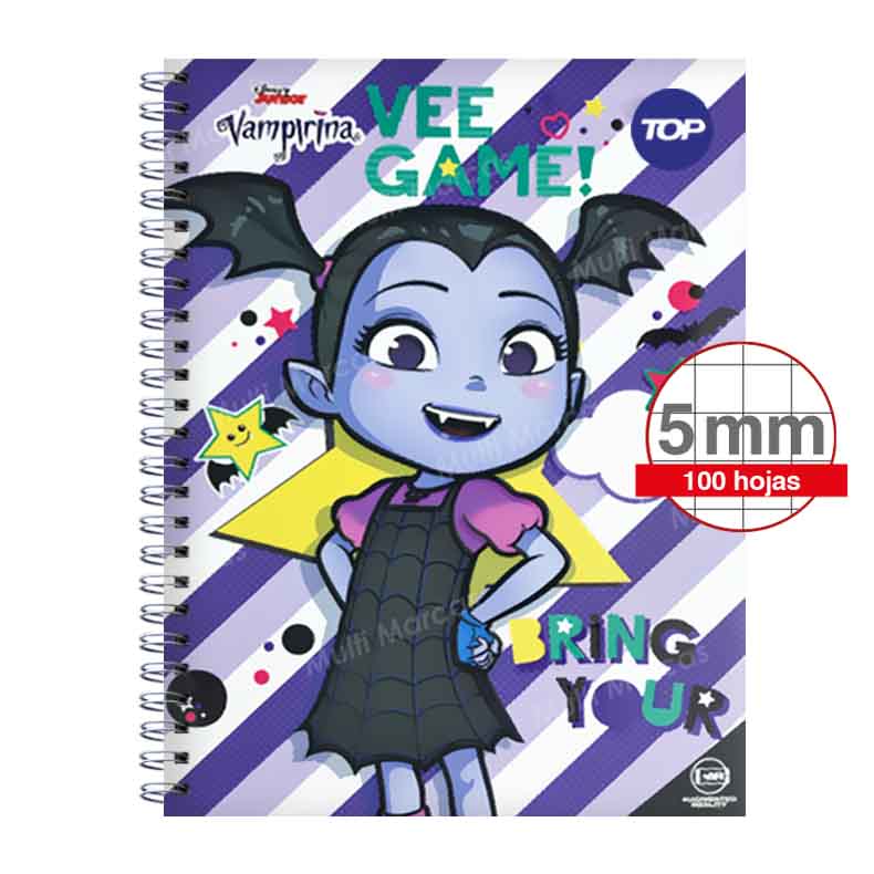 Cuaderno Anillado Carta TOP MIX1 100 Cuadricula Corriente