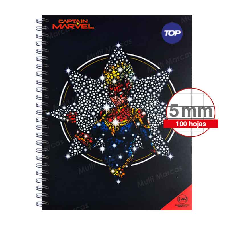 Cuaderno Anillado Carta TOP MIX1 100 Cuadricula Corriente