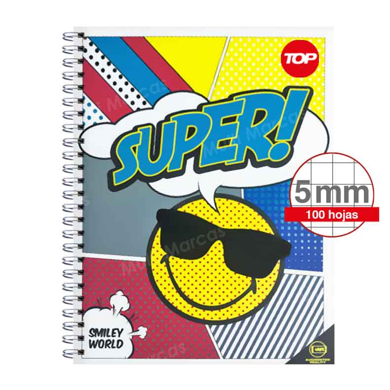 Cuaderno Anillado Carta TOP MIX4 100 Cuadricula Corriente