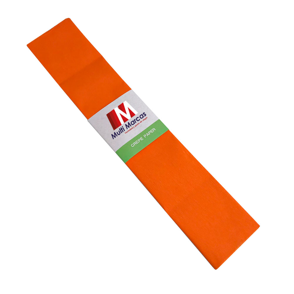 Rollo de Papel Crepé (50 x 150 cm) Naranja