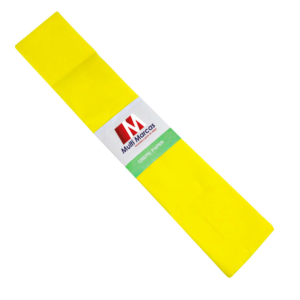 Rollo de Papel Crepé (50 x 150 cm) Amarillo