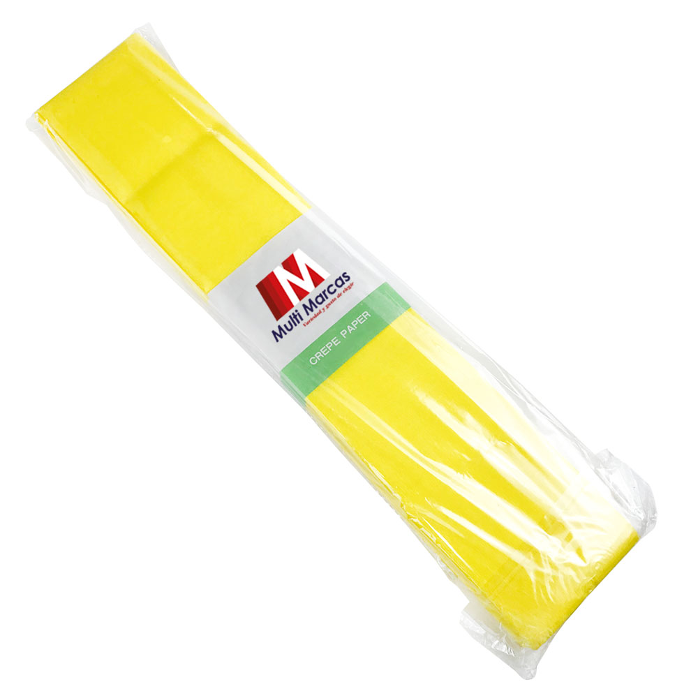 Rollo de Papel Crepé (50 x 150 cm) Amarillo