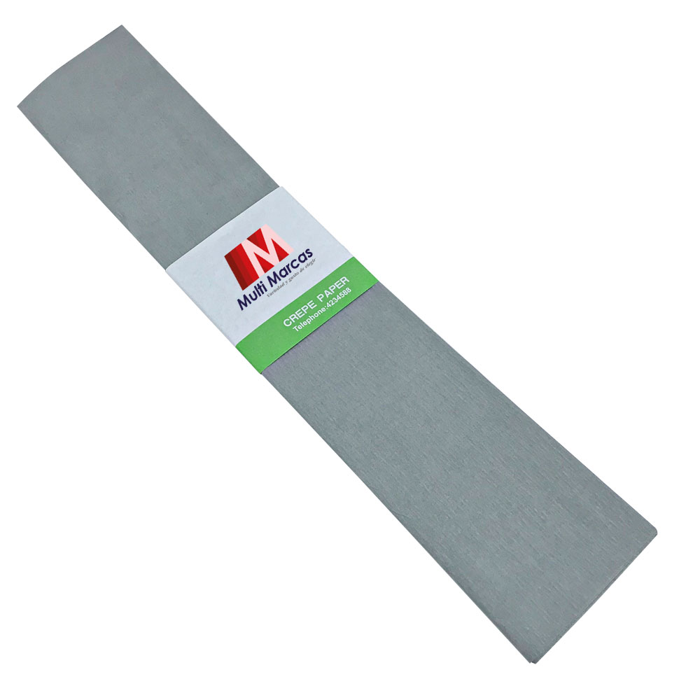 Rollo de Papel Crepé (50 x 150 cm) Gris