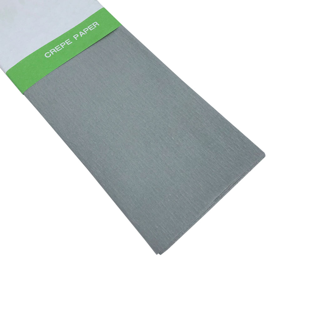 Rollo de Papel Crepé (50 x 150 cm) Gris