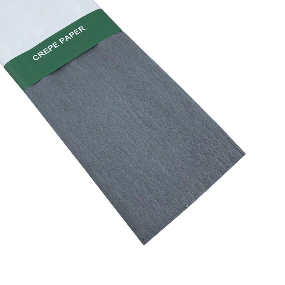 Rollo de Papel Crepé (50 x 150 cm) Gris Grafito