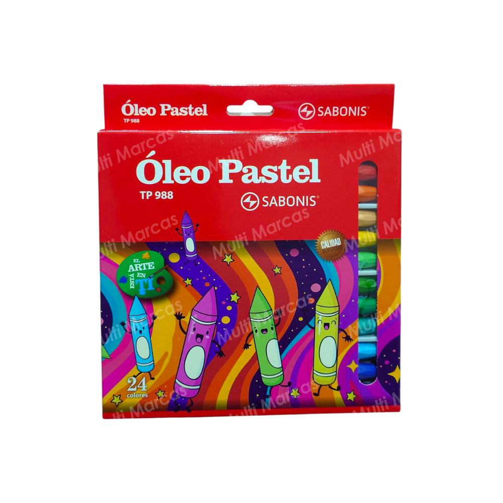 Set de 24 Unidades / Colores de Óleo Pastel - TP988 - SABONIS