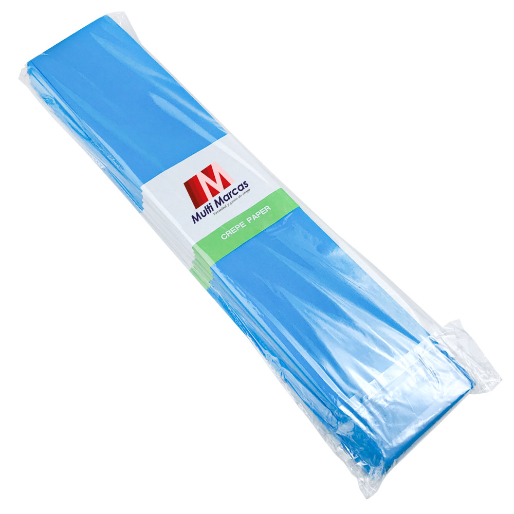 Rollo de Papel Crepé (50 x 150 cm) Celeste