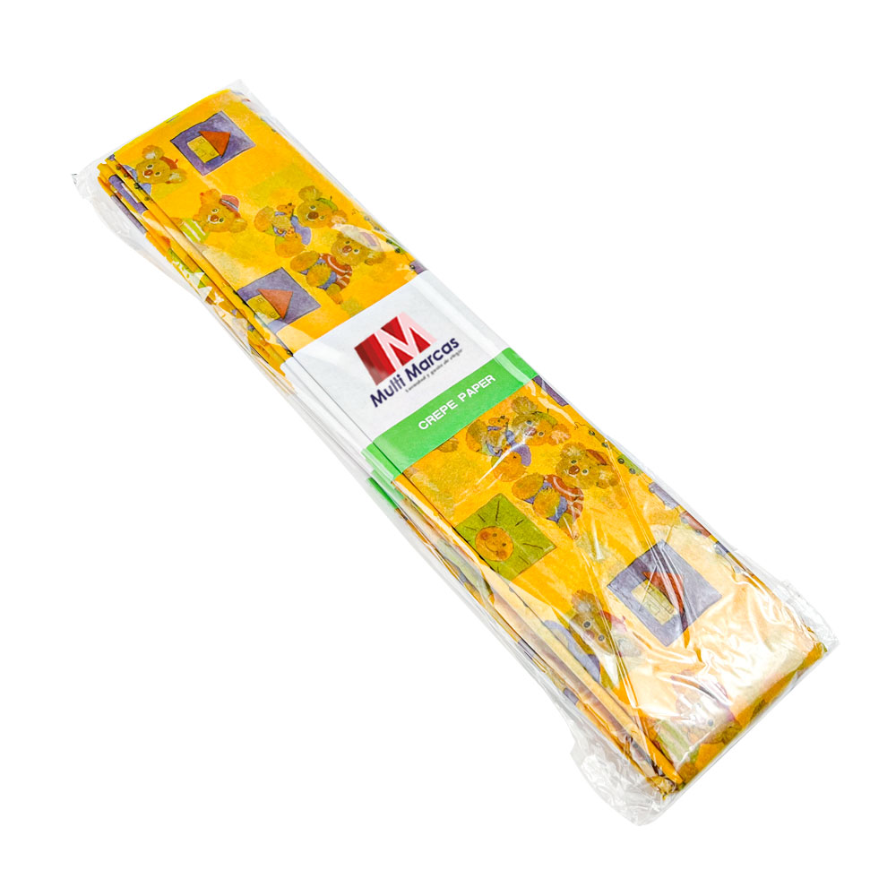 Rollo de Papel Crepé (50 x 150 cm) con patrón Infantil 2