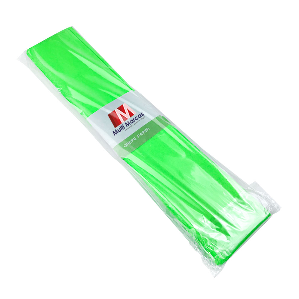 Rollo de Papel Crepé (50 x 150 cm) Fluorescente Verde