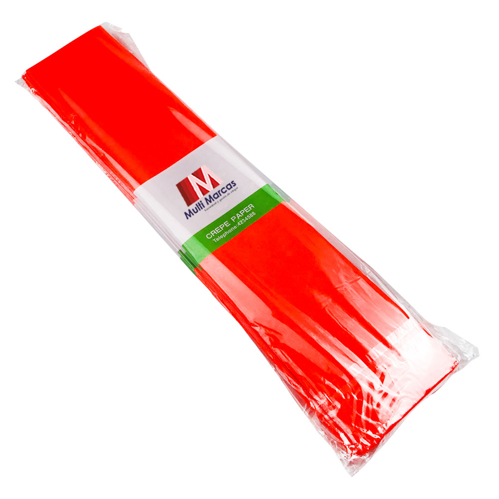 Rollo de Papel Crepé (50 x 150 cm) Fluorescente Rosado