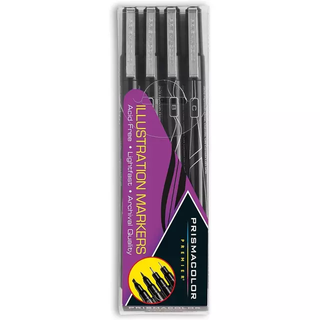 Set de Tiralíneas 4 Trazos Premier Ilustración - PRISMACOLOR - 1738861