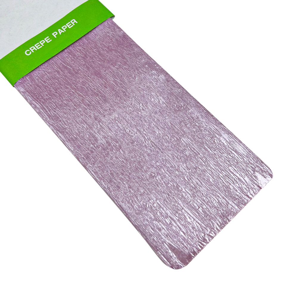 Rollo de Papel Crepé Metálico (50 x 150 cm) Lila
