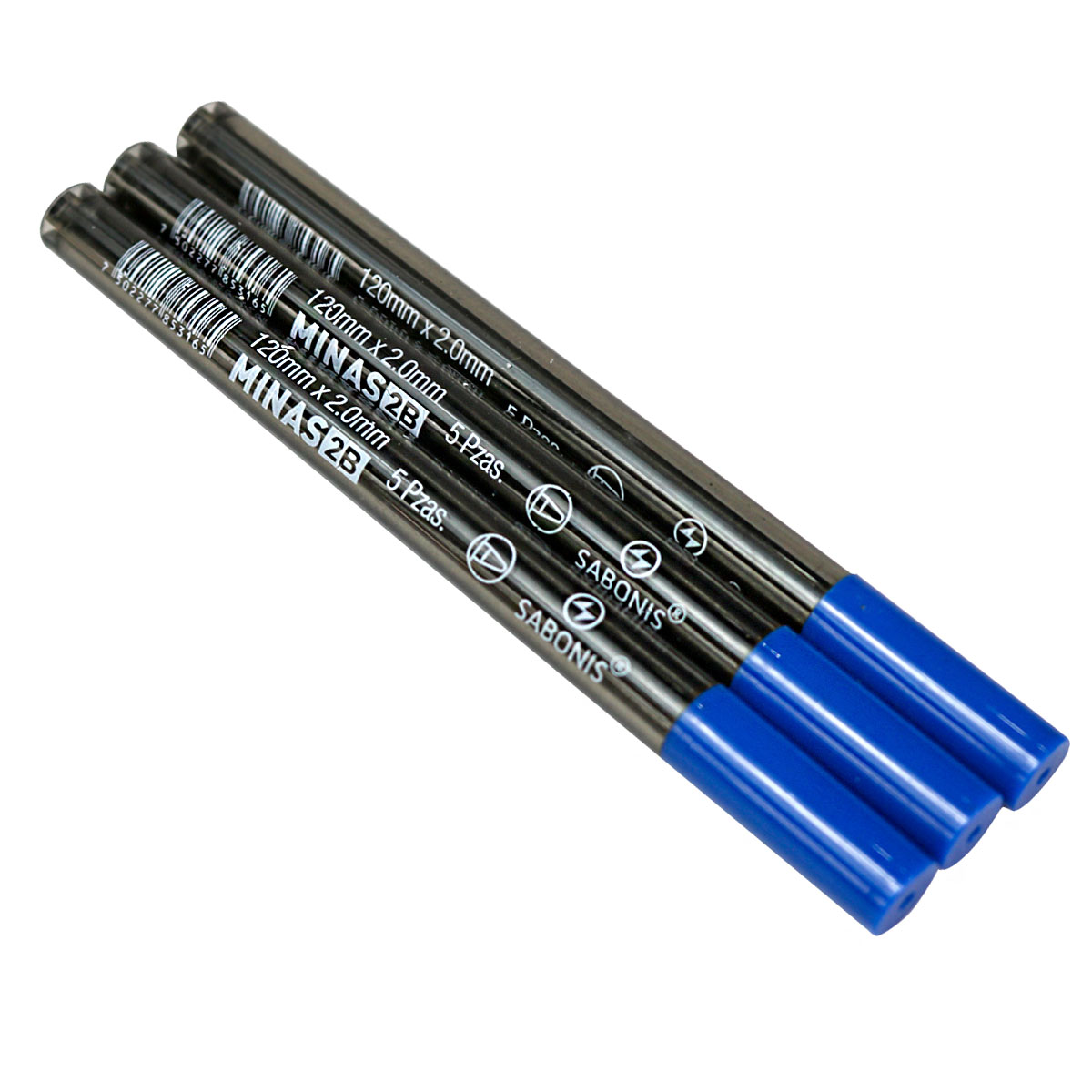 Repuestos para portaminas 120x2.0mm MI20 SABONIS