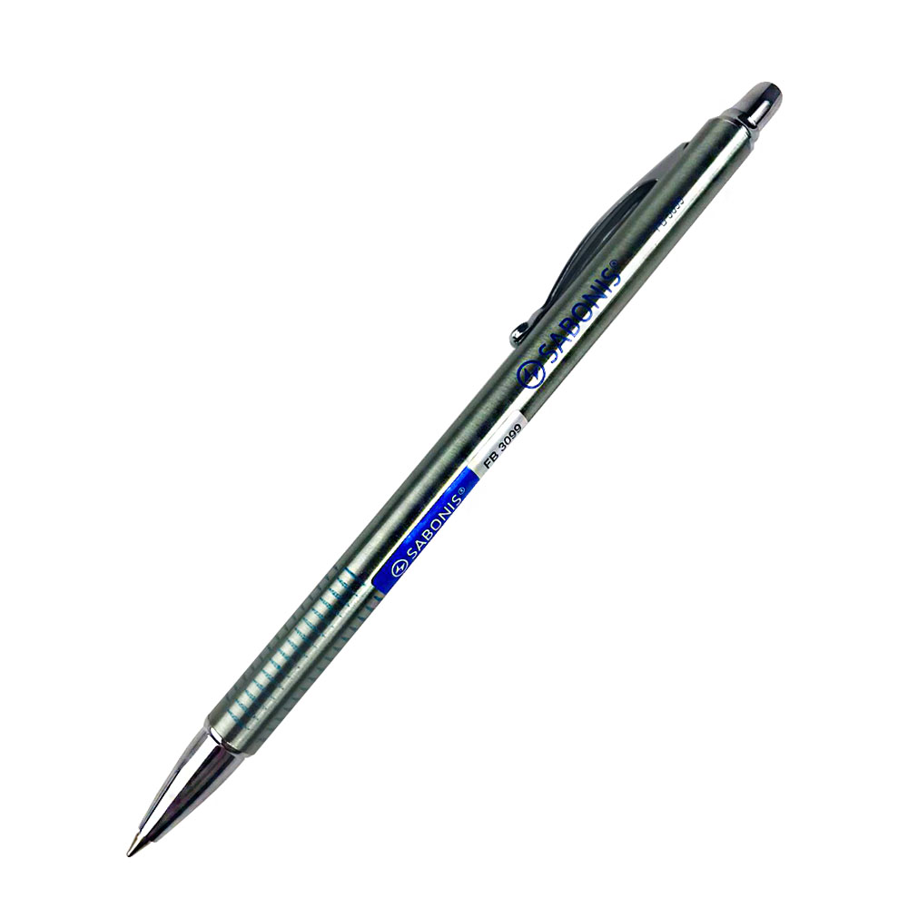 Bolígrafo Metálico Retráctil 3099 SABONIS Azul