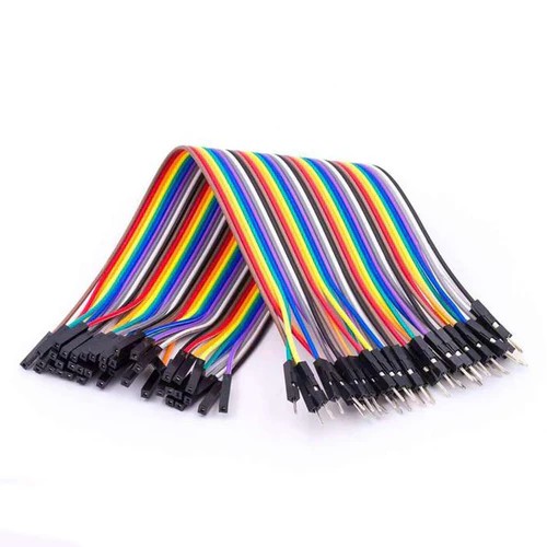 Unidad de Cable Jumper ó de Puente Flexible Para Arduino Con Terminales Macho a Hembra, 20 cm.