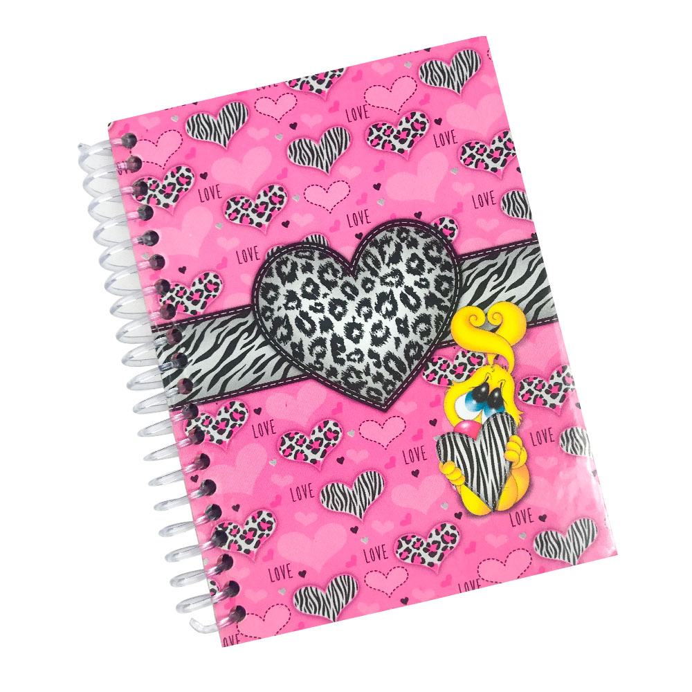 Libreta de Bolsillo Anillado Vertical Cuadriculado Corriente GÉNESIS Perfumado