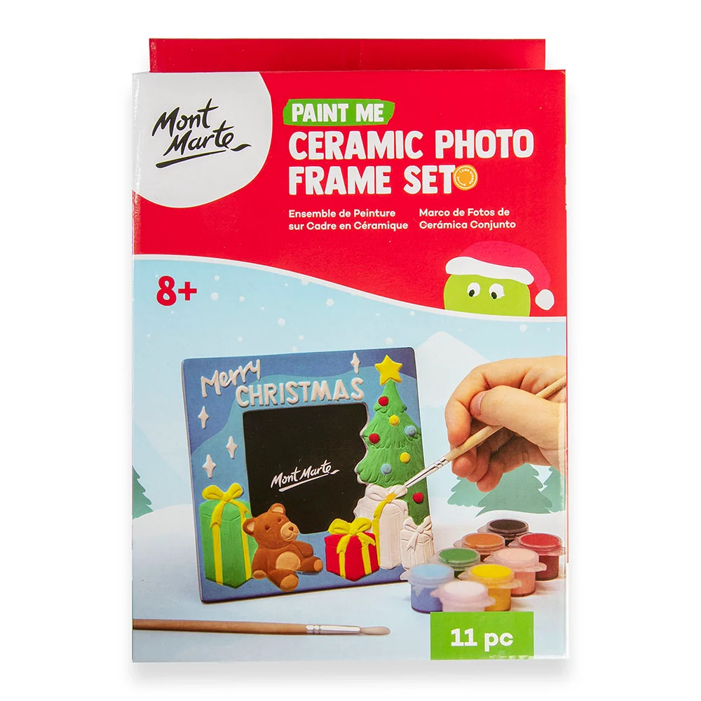 Marco de Fotos de Cerámica Árbol y Regalos Navideños - MMKC0284 - MONT MARTE