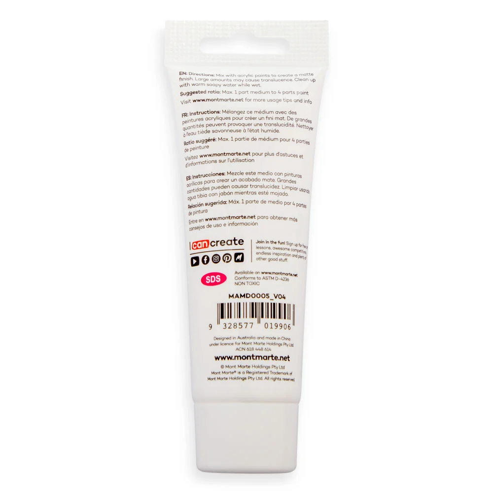 Medio Gel Mate de 75ml - MAMD0005 - MONT MARTE