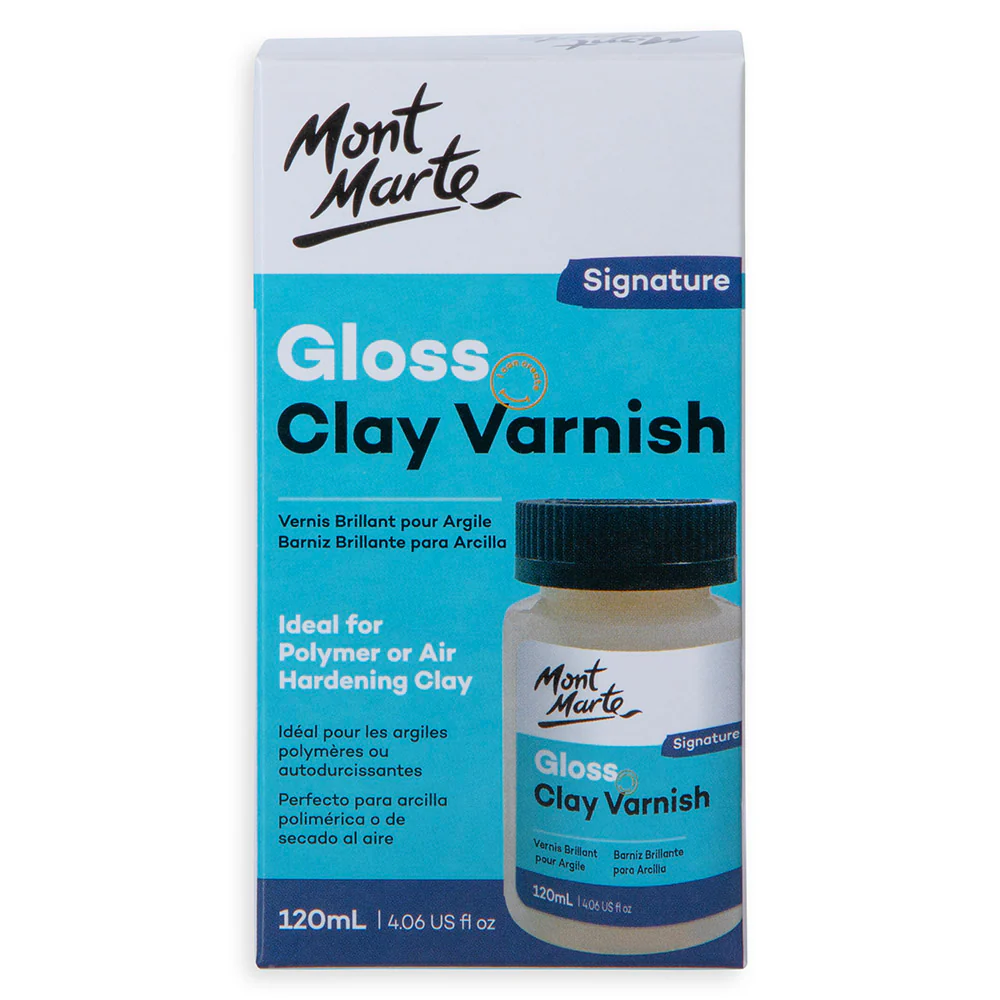 Barniz Brillante Para Arcilla de 120ml - MMSP2001 - MONT MARTE