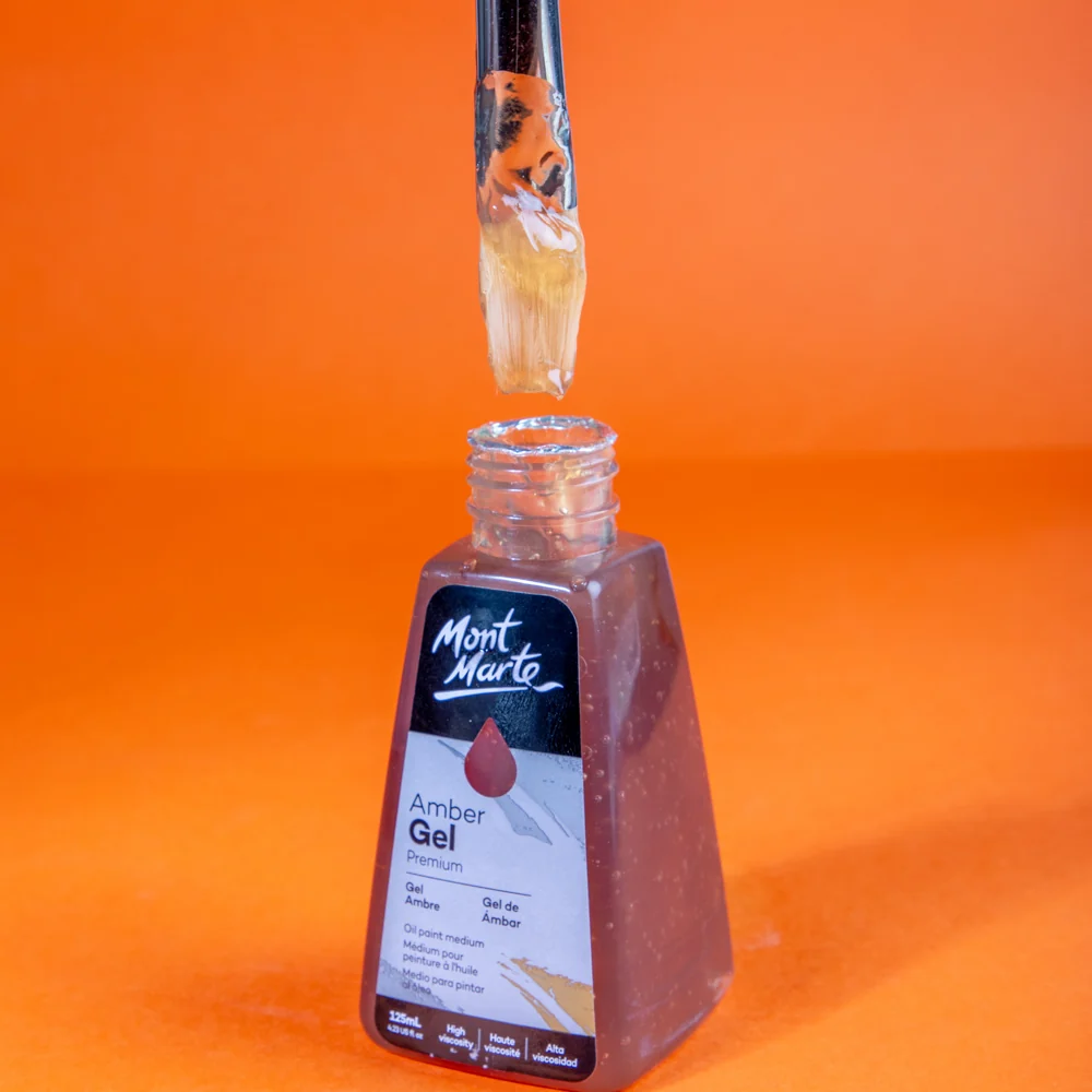 Gel de Ámbar / Medio Para Pintar Al Óleo de 125ml - MOMD1209 - MONT MARTE