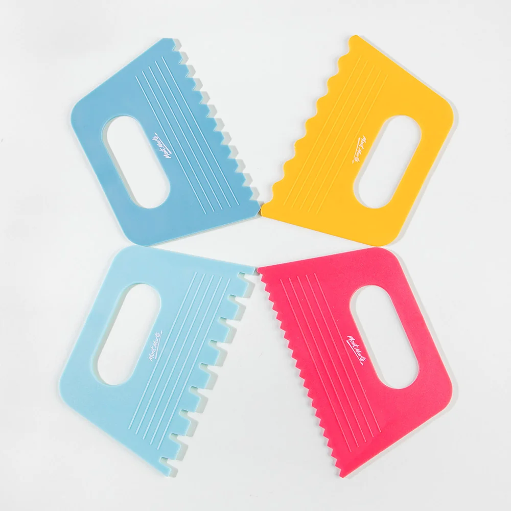 Set de 4 Peines Para Textura en Arcilla / Yeso - MAXX0059 - MONT MARTE
