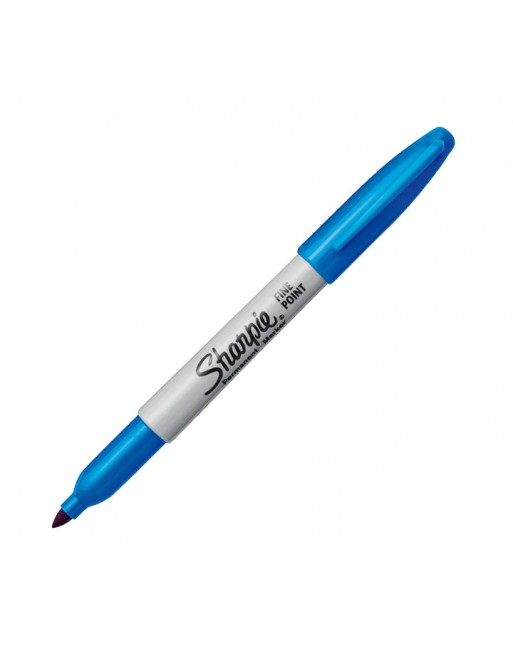 Unidad Marcador Permanente Azul Punta Fina - 30003 - SHARPIE