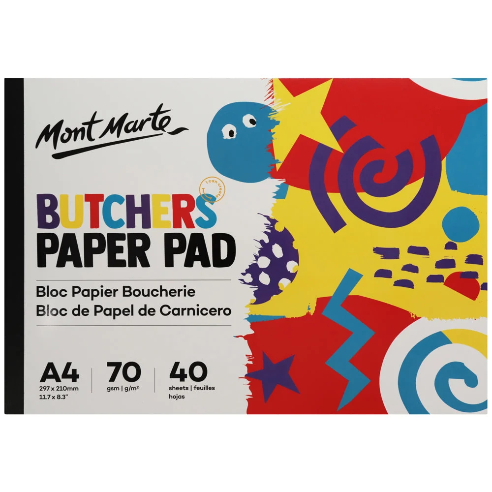 Block de Papel Carnicero Tamaño A4 - MMKC0212 - MONT MARTE