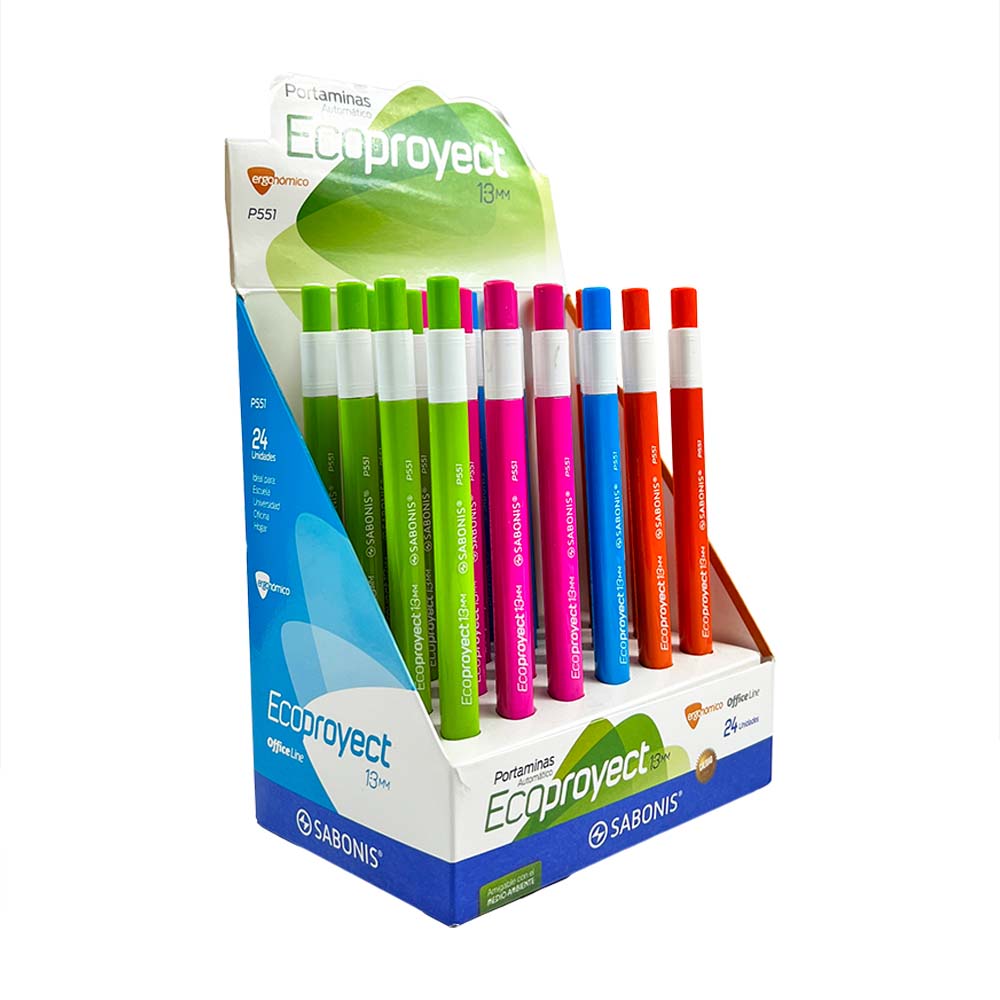 PORTAMINA AUTOMÁTICO ECOPROYECT 1.3 MM. SABONIS P551