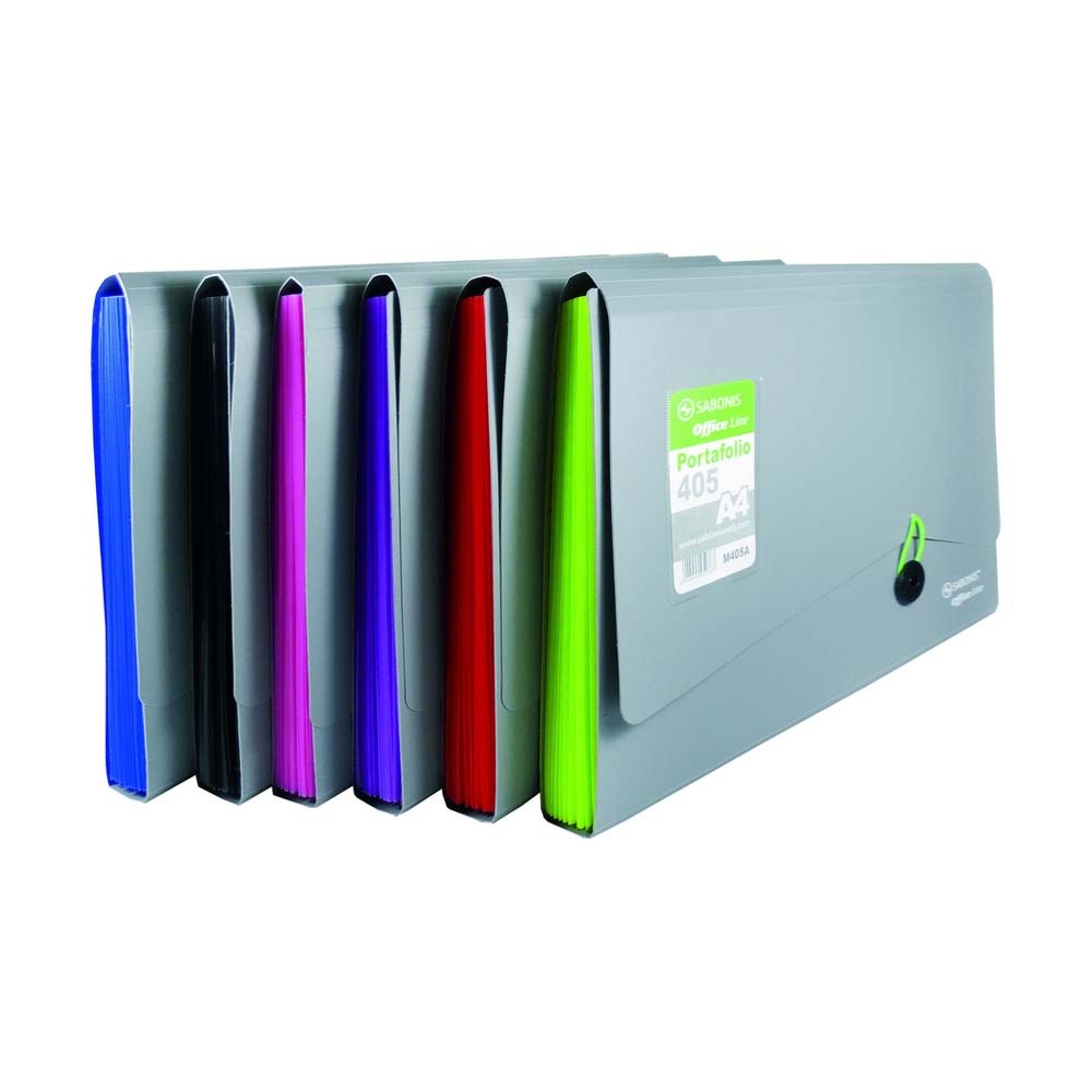 PORTAFOLIO ORGANIZADOR TAMAÑO A4 SABONIS M405A