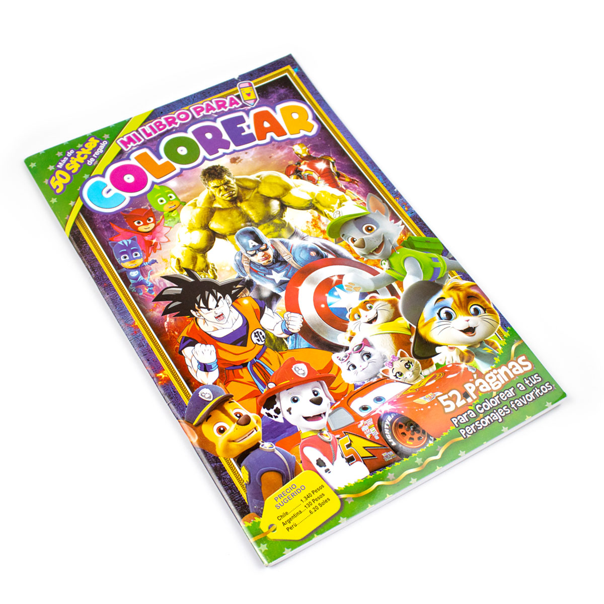 Mi Libro Para Colorear + 50 Stickers de regalo
