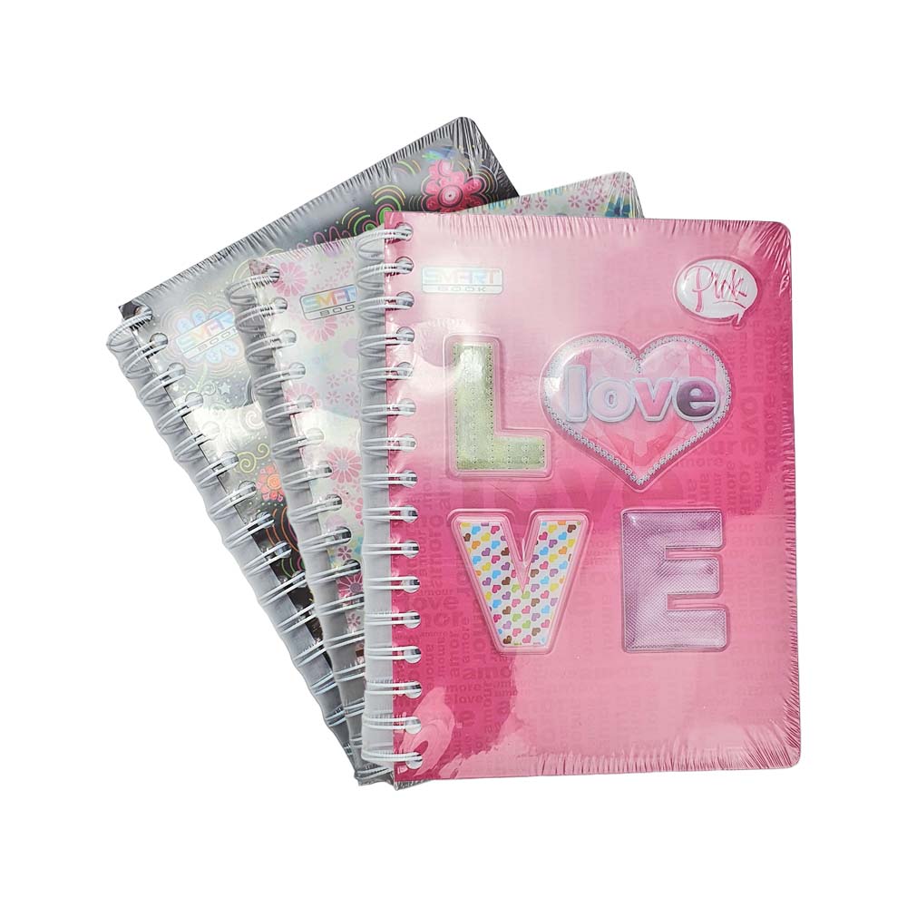 Cuaderno Espiral Smart Book 3D de 140 Hojas Tamaño Medio 1/2 Oficio