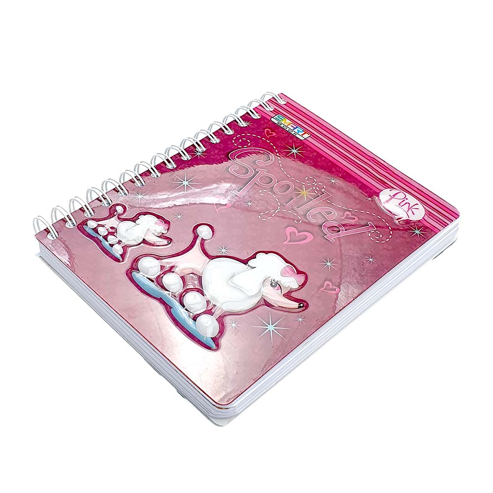 Cuaderno Espiral Smart Book 3D de 140 Hojas Tamaño Medio 1/2 Oficio