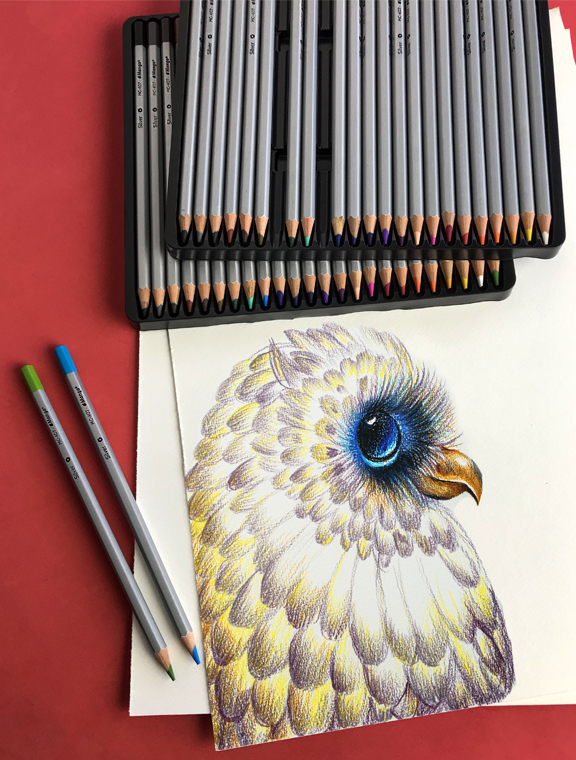 Set de 24 Colores Semi Profesionales en Estuche de Lata - MC407 - MANGO