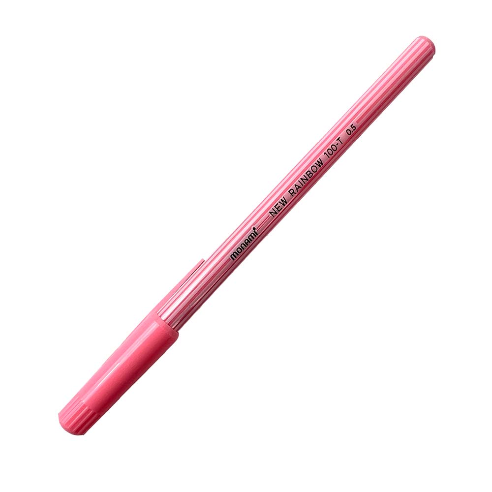 Bolígrafo Rainbow 100-T Rojo MONAMÍ
