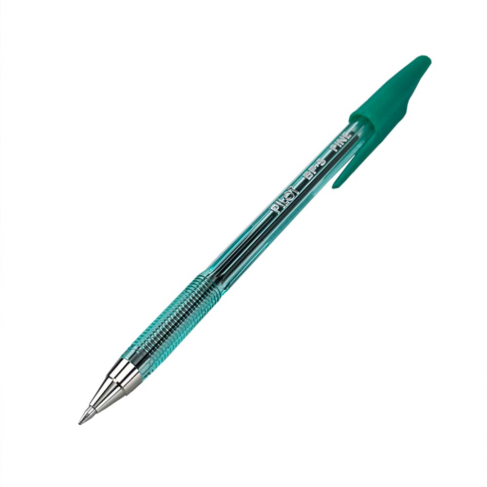 Bolígrafo Punta Metálica PILOT BP-S Fine 0.7 Verde