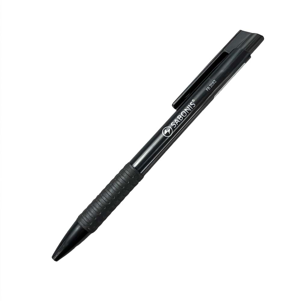 Bolígrafo Retráctil color Negro FB2082 SABONIS