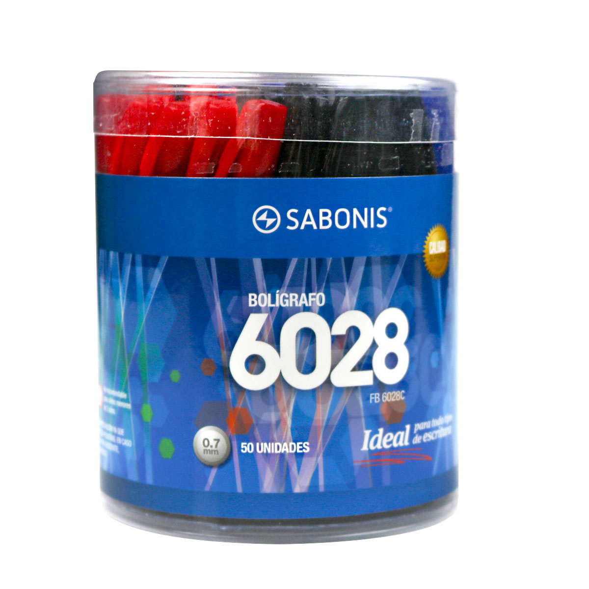 Bolígrafo Pequeño de Bolsillo 6028C SABONIS NEGRO