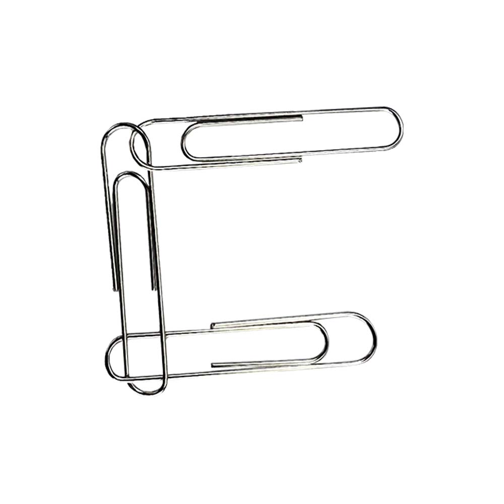 Set de 100 Clips para papel 50mm.  Nro. 8 - IDEAL