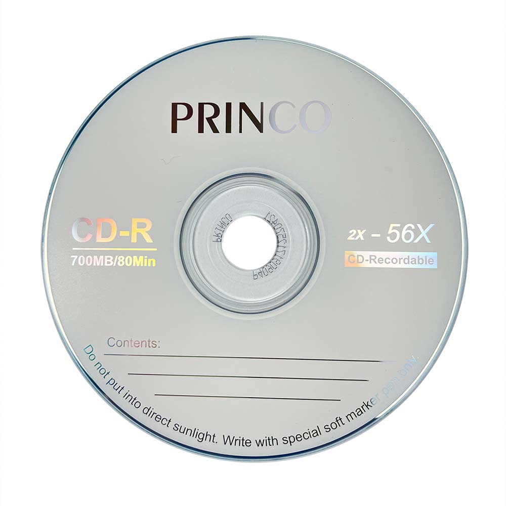 CD 80 Min./700 Mb. - PRINCO SIN FUNDA