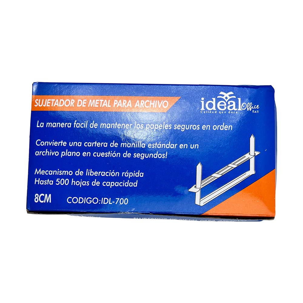 Set de 50 Unidades de Fastener / Nepaco Metálico - IDEAL
