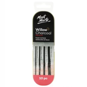 Set de 10 Palitos Carboncillo de Sauce Mont Marte MPN0043