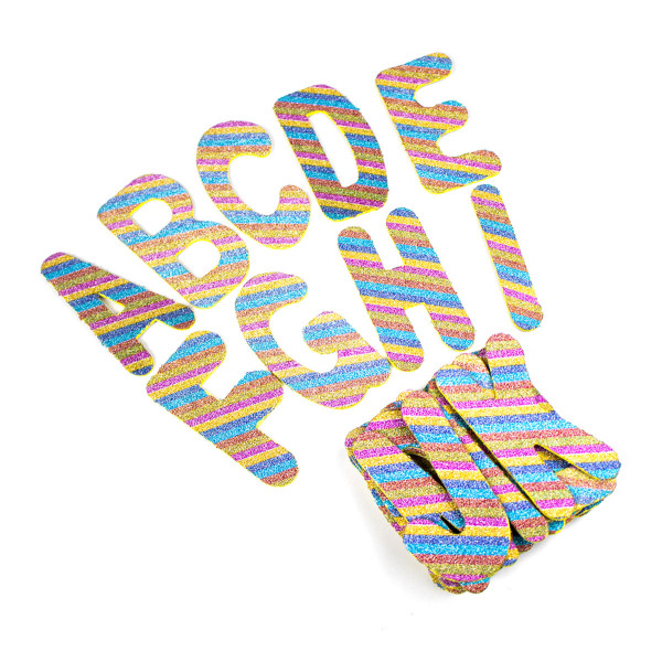 Letras de Goma Eva Sticker de Espuma diferentes diseños