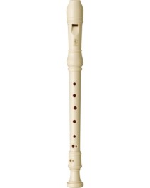 Flauta Dulce Soprano - Descant con Digitación Germana / Germano / Alemán Color Blanco/White - YRS23 - YAMAHA