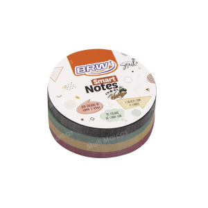 Block de Notas Autoadhesivas Smart Round Vintage BRW - BA4503
