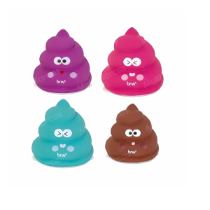 Goma de Borrar + Tajador con Depósito de Popo Poop - BO0308 - BRW